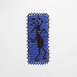 Santa Fe Vintage Glass Seed Bead on Nubuck Kokopelli Brooch