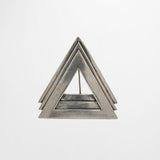 Santa Fe Triple Triangle Vintage 80's Sterling Silver Pin