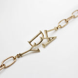 Archival Lulu "Lady" Bracelet Layered Lettering Chain