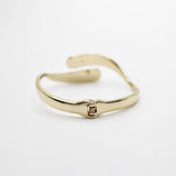 Archival Lulu 80's-Inspired Graduated Glass Pearl Hinge Cuff