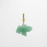 Vintage Handcarved Mint Green Aventurine Elephant Charm