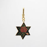 Star of David Eternal Love Cloisonné Charm