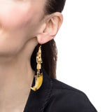 Archival Lulu Resin Talon 80s-Inspired Cleo Drop Earring