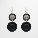 Archival Lulu 80s Inspired Billie Mother of Pearl Double Drop Earring