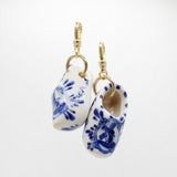 Elizabeth Vintage Delft Porcelain Holland Windmill Clog Charms (2)