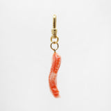 Elizabeth Handcarved Marbled C0ral Koi Fish Charm