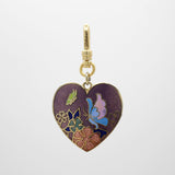 Elizabeth Vintage Enameled Filagree Colorful Butterfly Floral Charm