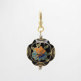 Elizabeth Vintage 1960's Cloisonné Colorful Floral Bloom Filagree Wire Charm