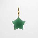 Elizabeth Vintage Handcarved Jade Five-Point Star Charm