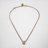 Elizabeth Victorian Sunburst Opal Pearl Ruby Isa Necklace