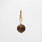 St. Paddy's Day Tigers Eye Orb Globe Janessa Charm