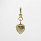 St. Paddy's Vintage 1930's Pearlized Resin Puffy Heart Charm