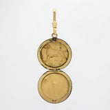 St. Paddy's Antique 10 Karat Gold Retriever Locket Engraved HBR