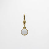 Archival Lulu Rock Crystal Dome Cabochon Charm