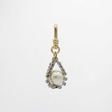 Vintage Crystal Drop Glass Pearl Verissima Charm