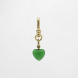 St. Paddy's Day Natural Vibrant Jade Antique Colette Charm