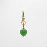 St. Paddy's Day Natural Vibrant Jade Antique Colette Charm