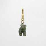 St. Paddy's Handcarved Spinach Jade Bunny Dearest Hoppy Charm