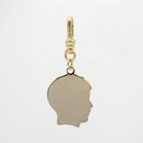 St. Paddy’s Vintage Gold Fill Boy Silhouette Beau Charm