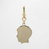 Vintage Gold Fill Boy Silhouette Beau Charm