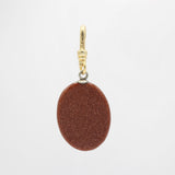 Antique Victorian Goldstone Oval Danielle Charm