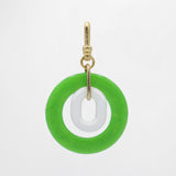 St. Paddy’s Day Vibrant Green Bakelite Double Disc Lucky Charm