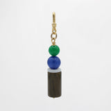 St Paddy' Vintage Bakelite Green and Blue Totem Charm