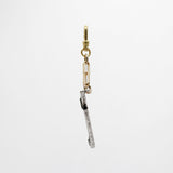 Archival Lulu Glass Crystal Baguette Point the Way Charm