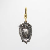 Archival Lulu Oval Glass Crystal Leafette Teardrop Viva Charm