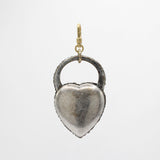 Archival Lulu XL Nina Heart Dimensional Glass Crystal Charm