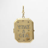 Archival Lulu What a Gem Crystal Studded Locket Charm