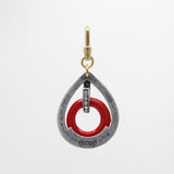 Archival Lulu Teardrop of Love Red Resin Crystal Charm