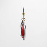 Valentines Day Archival Lulu Teardrop of Love Red Resin Crystal Charm