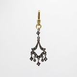 1930's Marcasite Sterling Silver Deco Drop Charm