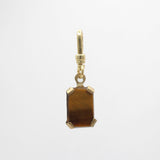 Valentines Day Antique Tigerseye Panel Tablet Protection Stone Charm