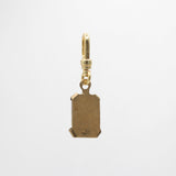 Valentines Day Antique Tigerseye Panel Tablet Protection Stone Charm