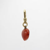 Valentine's Day Yummy Banded Agate Hand Carved Heart Lola Charm