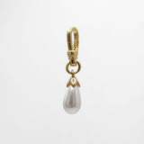 Archival Lulu Glass Pearl Simple Droplet Charm