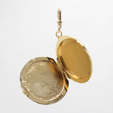 Lulu Archival Written in Stone Gold Plated and Crystal Locket Charm