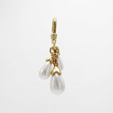 Triple Bunch of Glass Droplet Pearls Cluster Charm