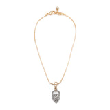 Plaza Bond Chain & Nina Crystal Heart Necklace Set