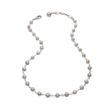 Plaza Wire-Wrapped Freshwater Pearl Necklace Chain Base