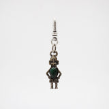 Santa Fe Malachite Kachina Sterling Charm