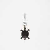 Santa Fe C0ral Cabochon Sterling Silver Turtle Charm