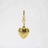 Santa Fe Gold Vermeille Handshake Friendship Heart Charm