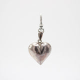 Santa Fe Handmade Sterling Silver Puffy Heart Charm