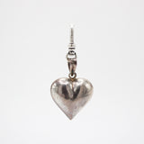 Santa Fe Handmade Sterling Silver Puffy Heart Charm