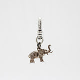 Elizabeth Sterling Silver Welcome Trunks Up Elephant Charm