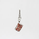 Santa Fe Sterling Silver C*oral Bead Lobster Trap Charm