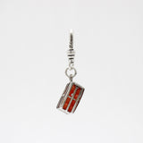 Santa Fe Sterling Silver C*oral Bead Lobster Trap Charm